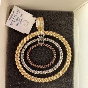 Lia Sophia Gold and Silver Twisted Necklace